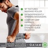image:imageGaiam Restore Massage Stick Roller  18 Inch  Comfort Grip Handles with 6 Independent Textured Total Body Massager Spinners