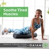 image:imageGaiam Restore Textured Foam Roller Deep Tissue 18  HighDensity EVA Foam  Deep Tissue Massage  Pre amp PostWorkout Muscle Recovery  Multiple Sizes  Home amp Gym