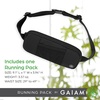 image:imageGaiam Running Pack Accessories Storage Belt Bag for Women and Men  Adjustable Belt with SoftTouch Fabric Pouch  Lightweight Run Belt for Exercise amp Fitness Leisure and Travel