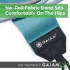 image:imageGaiam Squat Band amp Hip Trainer Set  Fabric Resistance Band with 3 Adjustable Resistance Tubes Home Gym Equipment to Exercise Thigh Leg Hip Glute Booty amp Core  Home Gym amp Travel Workout Bands