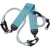 image:imageGaiam Squat Band amp Hip Trainer Set  Fabric Resistance Band with 3 Adjustable Resistance Tubes Home Gym Equipment to Exercise Thigh Leg Hip Glute Booty amp Core  Home Gym amp Travel Workout Bands