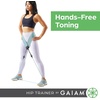 image:imageGaiam Squat Band amp Hip Trainer Set  Fabric Resistance Band with 3 Adjustable Resistance Tubes Home Gym Equipment to Exercise Thigh Leg Hip Glute Booty amp Core  Home Gym amp Travel Workout Bands