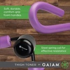 image:imageGaiam Thigh Toner  Versatile Workout Equipment Exerciser for Toning Hips Thighs and Glutes  Durable Lightweight and Portable with Padded Handles