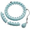 image:imageGaiam Weighted Fitness Hoop with 1 lb Weighted Ball  Weighted Hula Hoop with 1 lb Detachable Ball  Core Strength Cardio amp Coordination  Adjustable Diameter  Adults