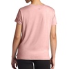 image:imageGaiam Womens Align Marled TShirt Relaxed Fit Stretch Midweight Heathered Material HighLow HemCandlelight Peach Heather