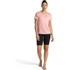image:imageGaiam Womens Align Marled TShirt Relaxed Fit Stretch Midweight Heathered Material HighLow HemCandlelight Peach Heather