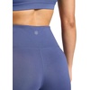 image:imageGaiam Womens Crossover Waistband Flared Bottom Yoga Pant Slim Fit 31 Inseam MoistureWickingBlue Indigo