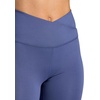 image:imageGaiam Womens Crossover Waistband Flared Bottom Yoga Pant Slim Fit 31 Inseam MoistureWickingBlue Indigo
