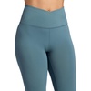image:imageGaiam Womens Crossover Waistband Flared Bottom Yoga Pant Slim Fit 31 Inseam MoistureWickingGoblin Blue
