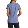 image:imageGaiam Womens Everyday Performance Crewneck TShirt Slim Fit Stretch Lightweight Material MoistureWickingBlue Indigo Heather
