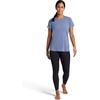 image:imageGaiam Womens Everyday Performance Crewneck TShirt Slim Fit Stretch Lightweight Material MoistureWickingBlue Indigo Heather