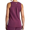 image:imageGaiam Womens Hudson Scoop Neck Tank Top Relaxed Fit Stretch Midweight Material HighLow HemMauve Wine