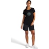image:imageGaiam Womens Mindful Flower Graphic Crewneck TShirt Relaxed Fit Stretch Lightweight Material Curved HemBlack Tap Shoe  Moon