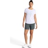 image:imageGaiam Womens Mindful Flower Graphic Crewneck TShirt Relaxed Fit Stretch Lightweight Material Curved HemBright White  Diamond