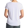 image:imageGaiam Womens Mindful Flower Graphic Crewneck TShirt Relaxed Fit Stretch Lightweight Material Curved HemBright White  Diamond