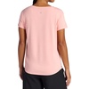 image:imageGaiam Womens Mindful Flower Graphic Crewneck TShirt Relaxed Fit Stretch Lightweight Material Curved HemCandlelight Peach  Diamond