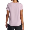 image:imageGaiam Womens Mindful Flower Graphic Crewneck TShirt Relaxed Fit Stretch Lightweight Material Curved HemSea Fog  Moon