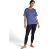 image:imageGaiam Womens Oversized Performance TShirt Oversized Fit Stretch Lightweight MaterialBlue Indigo Heather