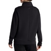image:imageGaiam Womens Popover Quarterzip Relaxed Cropped Fit Stretch Midweight MaterialBlack Tap Shoe
