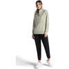 image:imageGaiam Womens Popover Quarterzip Relaxed Cropped Fit Stretch Midweight MaterialSeagrass