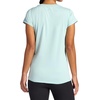 image:imageGaiam Womens Rib Mix Performance TShirt Slim Fit Stretch Lightweight MaterialBlue Haze
