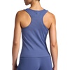 image:imageGaiam Womens Ribbed Crewneck Tank Top Cropped Fit Stretch Midweight Material MoistureWickingBlue Indigo