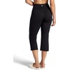 image:imageGaiam Womens Wide Leg Crop Legging Cropped Fit 225 InseamBlack Tap Shoe