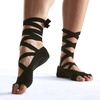 image:imageGaiam Yoga Socks  Premium Studio Non Slip Sticky Grip Accessories for Women amp MenBlackGrey Laceup