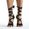 image:imageGaiam Yoga Socks  Premium Studio Non Slip Sticky Grip Accessories for Women amp MenBlackGrey Laceup