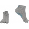 image:imageGaiam Yoga Socks  Toeless Grippy Non Slip Sticky Grip Accessories for Women amp MenHeather Grey