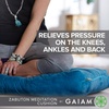 image:imageGaiam Zabuton Meditation Cushion  Yoga Pillow Designed for Comfort During Meditation  Soft and Thick Floor Pillow for Pressure Relief  Machine Washable Cover  35 L x 24 W x 4 H