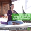 image:imageGaiam Zabuton Meditation Cushion  Yoga Pillow Designed for Comfort During Meditation  Soft and Thick Floor Pillow for Pressure Relief  Machine Washable Cover  35 L x 24 W x 4 H