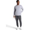 image:imageGaiam mens Namaste Crewneck Top Relaxed Fit Stretch Heavyweight Terry MaterialGrey Heather