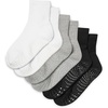 3 Pack - Solid White/Solid Grey/Solid Black