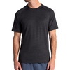 image:imageGaiam Mens Everyday Basic Raglan Top Standard Fit Stretch Midweight Jersey MaterialBlack Heather