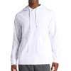image:imageGaiam Mens Lotus Oblong Hoodie Relaxed Fit Stretch Heavyweight Terry MaterialStark White