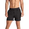 image:imageGaiam Mens Upside 5 Short Standard Fit Stretch Lightweight Material MoistureWickingBlack