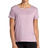 image:imageGaiam Womens Align Marled TShirt Relaxed Fit Stretch Midweight Heathered Material HighLow HemSea Fog Heather