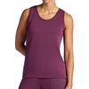 image:imageGaiam Womens Hudson Scoop Neck Tank Top Relaxed Fit Stretch Midweight Material HighLow HemMauve Wine