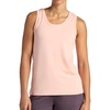 image:imageGaiam Womens Hudson Scoop Neck Tank Top Relaxed Fit Stretch Midweight Material HighLow HemPeach Melba
