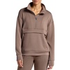 image:imageGaiam Womens Popover Quarterzip Relaxed Cropped Fit Stretch Midweight MaterialFalcon
