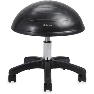 image:imageGaiam Balance Ball Chair Stool HalfDome Stability Ball Adjustable Tall Office