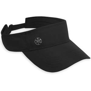 image:imageGaiam Classic Fitness Sun Visor MoistureWicking Women Black  OpenTop Design  QuickDry Sweatband  Adjustable Closure  Golf Tennis amp Running  MoistureWicking  Women