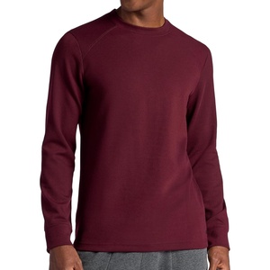 image:imageGaiam Mens Cozy amp Cool Long Sleeve Crewneck Top Standard Fit Stretch Midweight Micro Waffle Jacquard MaterialPort Royale