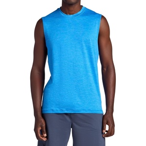 image:imageGaiam Mens Everyday Basic Muscle Tank Top Standard Fit Stretch Midweight MaterialCampanula Heather