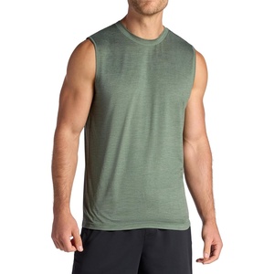 image:imageGaiam Mens Everyday Basic Muscle Tank Top Standard Fit Stretch Midweight MaterialDuck Green Heather