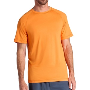 image:imageGaiam Mens Everyday Basic Raglan Top Standard Fit Stretch Midweight Jersey MaterialPersimmon Orange