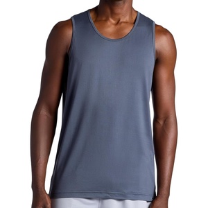 image:imageGaiam Mens Everyday Basic Tank Top Standard Fit Stretch Midweight Jersey MaterialCool Grey