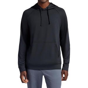 image:imageGaiam Mens Zen Flex Pullover Hoodie Standard Fit Stretch Midweight Terry MaterialBlack