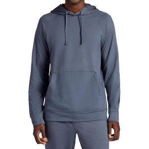 image:imageGaiam Mens Zen Flex Pullover Hoodie Standard Fit Stretch Midweight Terry MaterialCool Grey Heather